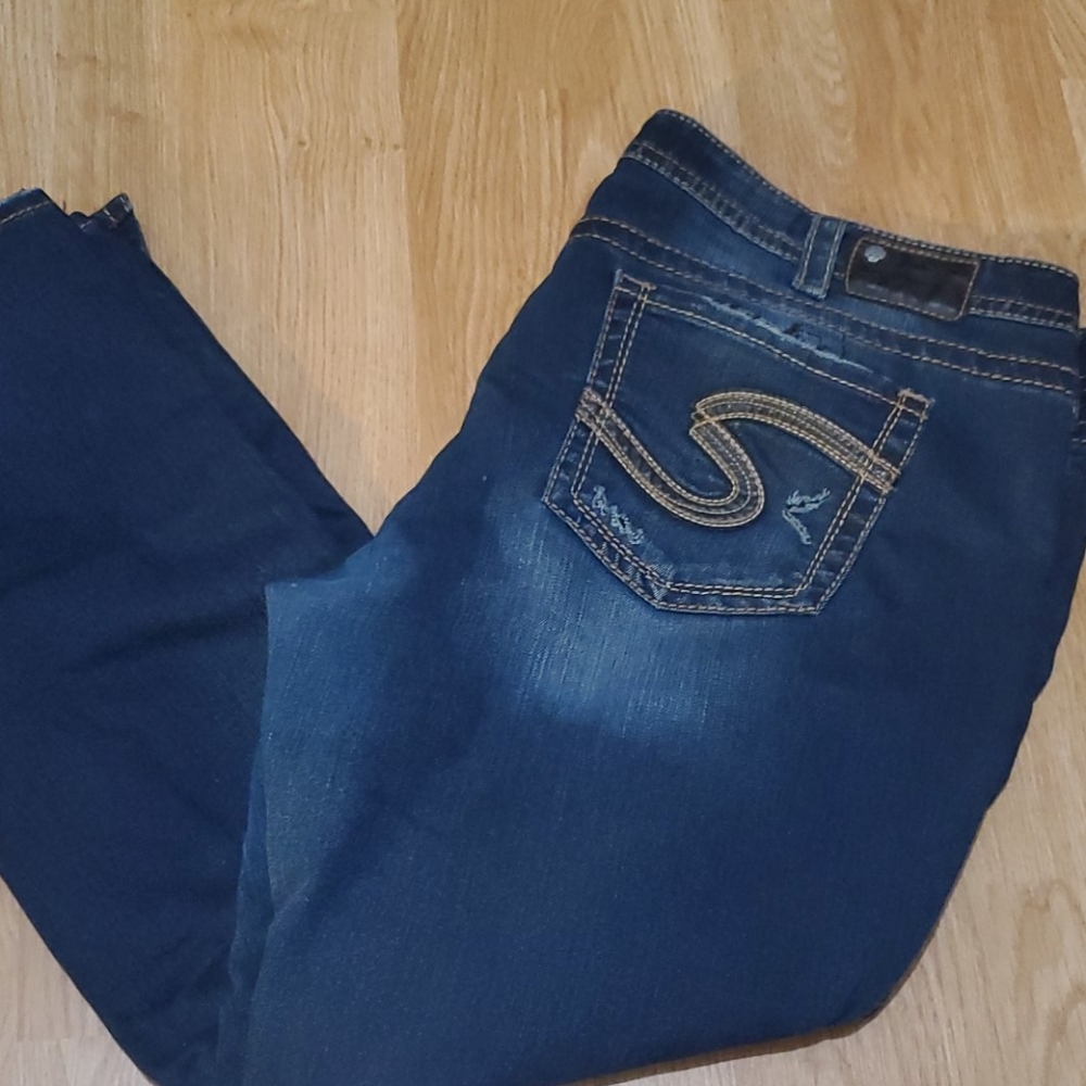 Silver jeans